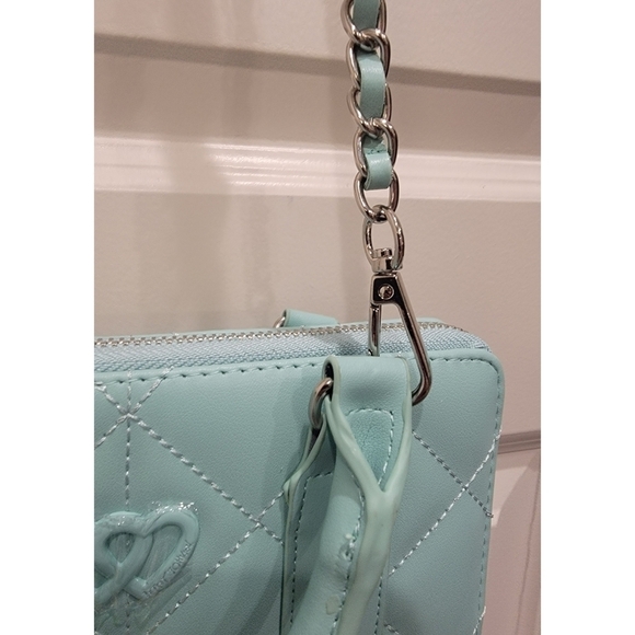 NWT Betsey Johnson Crossbody Purse Wallet Mint Green - Picture 6 of 13